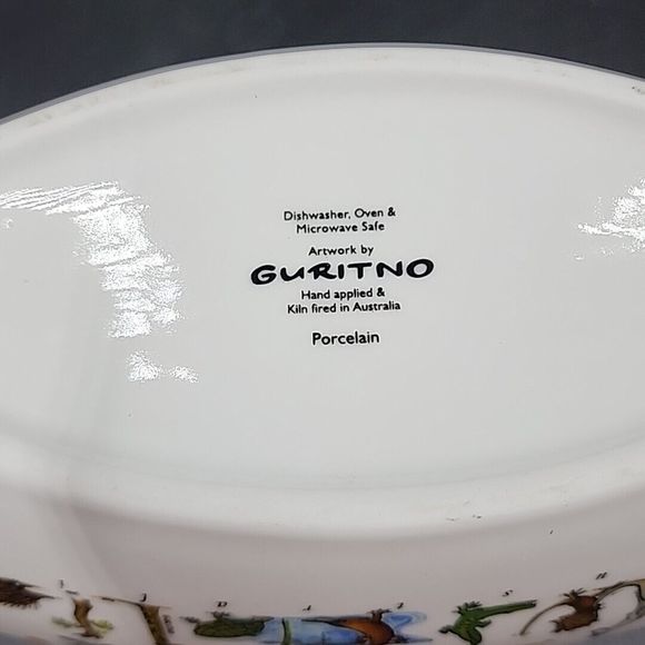 Guritno Australia Serving Dish Trinket Dish Porcelain Animals In Australia - Picture 13 of 13